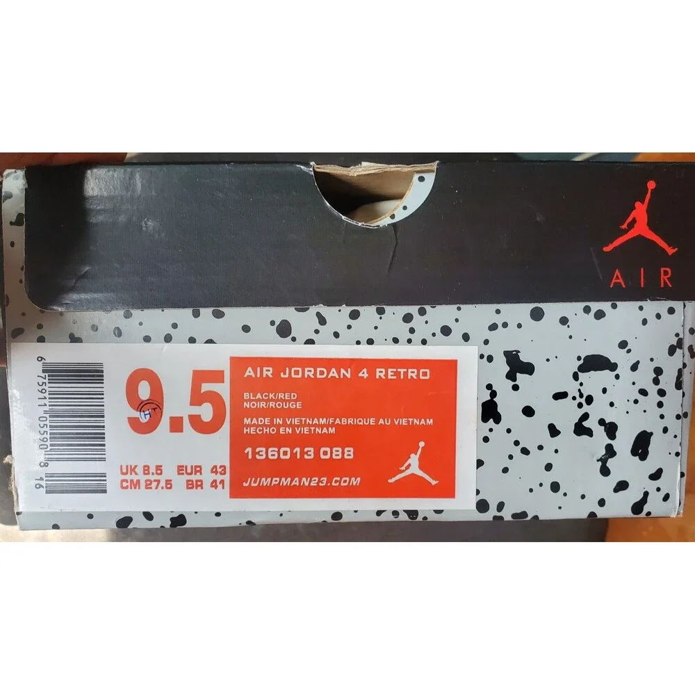 Jordan 4 Retro Alternate Motorsport. Size 9.5